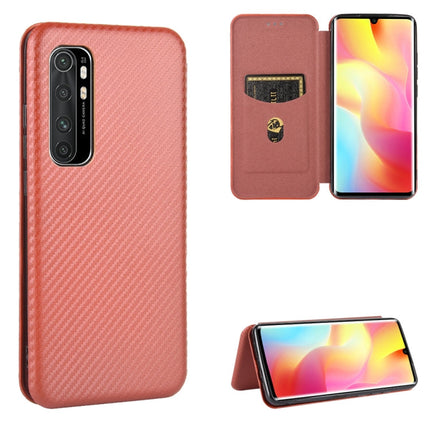 Carbon Fiber Texture Magnetic Horizontal Flip TPU + PC + PU Leather Case with Card Slot, For Xiaomi Mi CC9 Pro, For Xiaomi Mi Note 10 Lite, For Xiaomi Black Shark 3, For Xiaomi Mi 10 Pro 5G