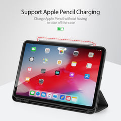 DUX DUCIS Domo Series Horizontal Flip Magnetic TPU + PU Leather Case with Three-folding Holder & Pen Slot & Sleep / Wake-up Function, For iPad Air 11 2025 / 2024 / 2022 / 2020 10.9