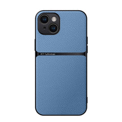 Litchi Leather Magnetic Full Coverage Shockproof Phone Case, For iPhone 15, For iPhone 14 Plus, For iPhone 14, For iPhone 14 Pro