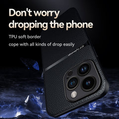 Litchi Leather Magnetic Full Coverage Shockproof Phone Case, For iPhone 14 Pro Max, For iPhone 13 Pro Max, For iPhone 13 Pro, For iPhone 13