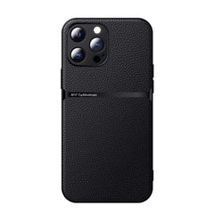 Litchi Leather Magnetic Full Coverage Shockproof Phone Case, For iPhone 14 Pro Max, For iPhone 13 Pro Max, For iPhone 13 Pro, For iPhone 13