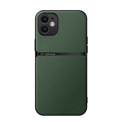 Litchi Leather Magnetic Full Coverage Shockproof Phone Case, For iPhone 12, For iPhone 12 Pro Max, For iPhone 12 Pro, For iPhone 11 Pro Max
