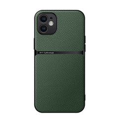 Litchi Leather Magnetic Full Coverage Shockproof Phone Case, For iPhone 12, For iPhone 12 Pro Max, For iPhone 12 Pro, For iPhone 11 Pro Max