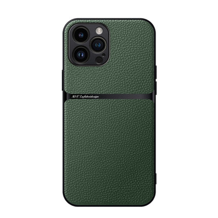Litchi Leather Magnetic Full Coverage Shockproof Phone Case, For iPhone 12, For iPhone 12 Pro Max, For iPhone 12 Pro, For iPhone 11 Pro Max