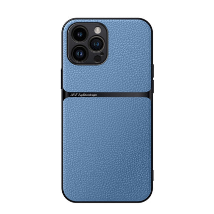 Litchi Leather Magnetic Full Coverage Shockproof Phone Case, For iPhone 12, For iPhone 12 Pro Max, For iPhone 12 Pro, For iPhone 11 Pro Max