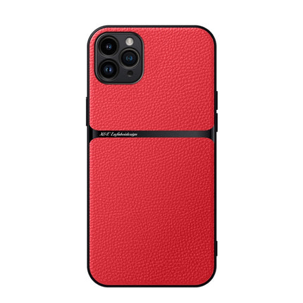 Litchi Leather Magnetic Full Coverage Shockproof Phone Case, For iPhone 12, For iPhone 12 Pro Max, For iPhone 12 Pro, For iPhone 11 Pro Max