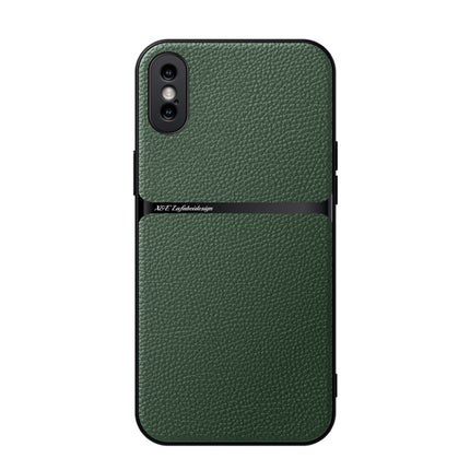 Litchi Leather Magnetic Full Coverage Shockproof Phone Case, For iPhone 11, For iPhone 11 Pro, For iPhone X / XS, For iPhone XR