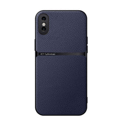 Litchi Leather Magnetic Full Coverage Shockproof Phone Case, For iPhone 11, For iPhone 11 Pro, For iPhone X / XS, For iPhone XR
