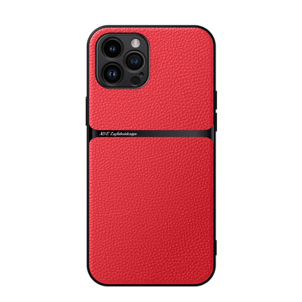Litchi Leather Magnetic Full Coverage Shockproof Phone Case, For iPhone 12, For iPhone 12 Pro Max, For iPhone 12 Pro, For iPhone 11 Pro Max