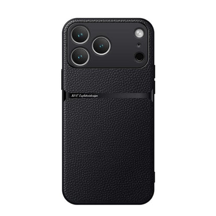 Litchi Leather Magnetic Full Coverage Shockproof Phone Case, For iPhone 17e / 16e, For iPhone 17 Pro Max, For iPhone 17 Pro, For iPhone 17