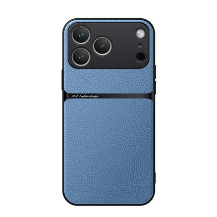 Litchi Leather Magnetic Full Coverage Shockproof Phone Case, For iPhone 17e / 16e, For iPhone 17 Pro Max, For iPhone 17 Pro, For iPhone 17