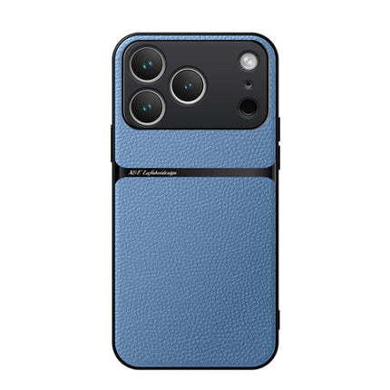 Litchi Leather Magnetic Full Coverage Shockproof Phone Case, For iPhone 17e / 16e, For iPhone 17 Pro Max, For iPhone 17 Pro, For iPhone 17