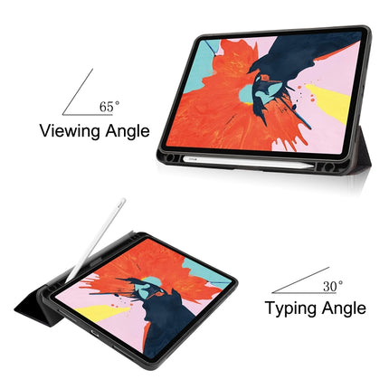 For iPad Air 11 2024 / 2020 10.8 TPU Colored Drawing Horizontal Flip Leather Case with Three-folding Holder & Sleep / Wake-up Function, For iPad Air 11 2024 / 2022 / 2020 10.9 TPU