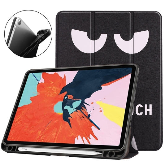 For iPad Air 11 2024 / 2020 10.8 TPU Colored Drawing Horizontal Flip Leather Case with Three-folding Holder & Sleep / Wake-up Function, For iPad Air 11 2024 / 2022 / 2020 10.9 TPU