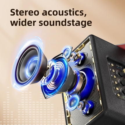 Zealot MT01M Retro Card Portable Wireless Bluetooth Speaker with Microphone