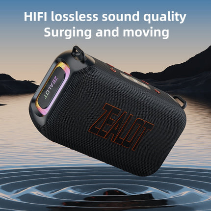 Zealot S85M 50W Outdoor Portable Bluetooth Speaker with Microphone, S85 + 1 Mic