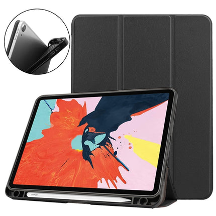 For iPad Air 11 2025 / 2024 / 2020 10.8 Custer Texture TPU Horizontal Flip Leather Case with Sleep / Wake-up Function & Three-folding Holder & Pen Slot, For iPad Air 11 2025 / 2024 / 2022 / 2020 10.9