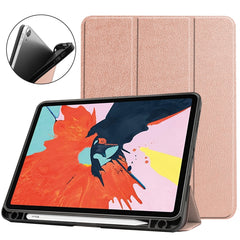 For iPad Air 11 2025 / 2024 / 2020 10.8 Custer Texture TPU Horizontal Flip Leather Case with Sleep / Wake-up Function & Three-folding Holder & Pen Slot, For iPad Air 11 2024 / 2022 / 2020 10.9, For iPad Air 11 2025 / 2024 / 2022 / 2020 10.9