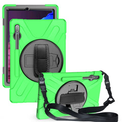 For Samsung Galaxy Tab S7 Plus Shockproof Colorful Silicone + PC Protective Case with Holder & Shoulder Strap & Hand Strap, For Samsung Galaxy Tab S8+ / Tab S8 Plus /  Tab S7 FE / Tab S7+