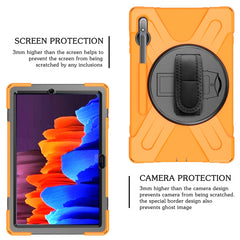 For Samsung Galaxy Tab S7 Plus Shockproof Colorful Silicone + PC Protective Case with Holder & Shoulder Strap & Hand Strap, For Samsung Galaxy Tab S8+ / Tab S8 Plus /  Tab S7 FE / Tab S7+