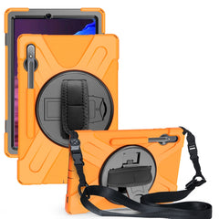 For Samsung Galaxy Tab S7 Plus Shockproof Colorful Silicone + PC Protective Case with Holder & Shoulder Strap & Hand Strap, For Samsung Galaxy Tab S8+ / Tab S8 Plus /  Tab S7 FE / Tab S7+