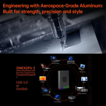 ONE-NETBOOK OneXGPU2 AMD Radeon RX 7800M 12GB Portable Expansion Dock