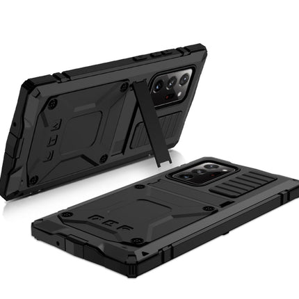 Shockproof Waterproof Dust-proof Metal + Silicone Protective Case with Holder, For Samsung Galaxy Note 20 Ultra, For Samsung Galaxy Note 20