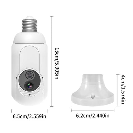 1080P Bulb Type WiFi Surveillance Camera Support Night Vision & Two-way Intercom & Motion Detection, K8