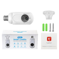 1080P Bulb Type WiFi Surveillance Camera Support Night Vision & Two-way Intercom & Motion Detection