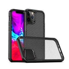 iPAKY Pioneer Series Carbon Fiber Texture Shockproof TPU + PC Case, For iPhone 8 Plus / 7 Plus, For iPhone 11 Pro, For iPhone 11 Pro Max, For iPhone 12 / 12 Pro, For iPhone 12 Pro Max