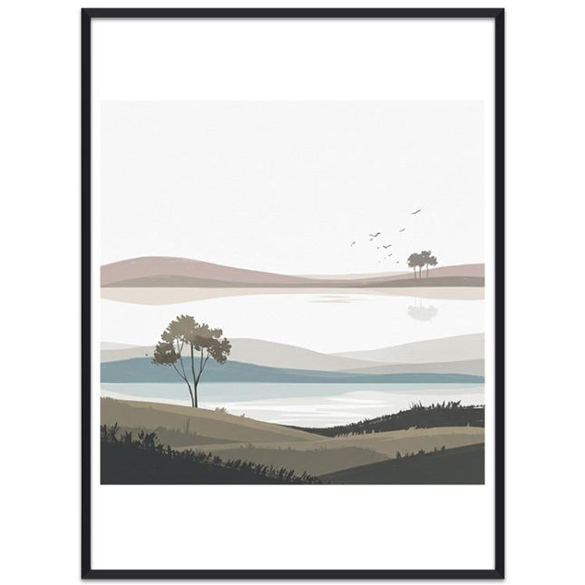Scenery Decorative Painting with PS Frame Print On Your Demand, 15x20cm, 20x20cm, 30x30cm, 40x40cm, 50x50cm, 60x60cm, 70x70cm, 80x80cm, 90x90cm