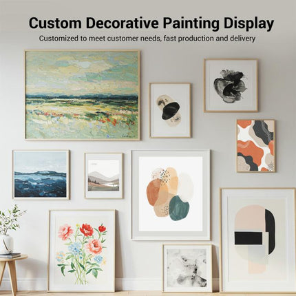 Castle Decorative Painting with Aluminum Alloy Frame Print On Your Demand, 15x20cm, 20x20cm, 30x30cm, 40x40cm, 50x50cm, 60x60cm, 70x70cm, 80x80cm, 90x90cm