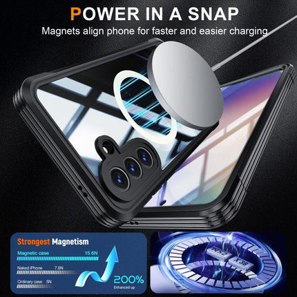RedPepper Tempered Glass MagSafe Phone Case, For Samsung Galaxy A57 5G, For Samsung Galaxy A36 / A56 / A37, For Samsung Galaxy A17 5G