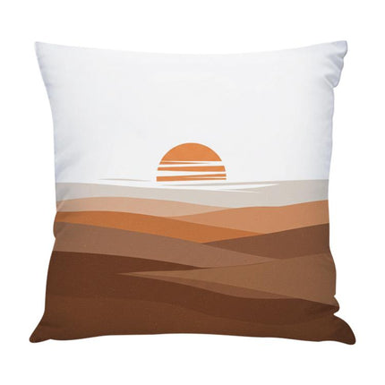 Sunset Printed Sofa Pillow Case No Core Print On Your Demand, 35x35cm, 40x40cm, 45x45cm