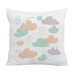 Clouds Printed Sofa Pillow Case No Core Print On Your Demand, 35x35cm, 40x40cm, 45x45cm