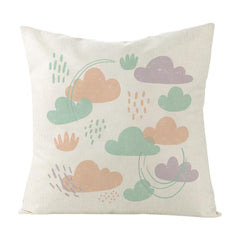 Clouds Printed Sofa Pillow Case No Core Print On Your Demand, 35x35cm, 40x40cm, 45x45cm