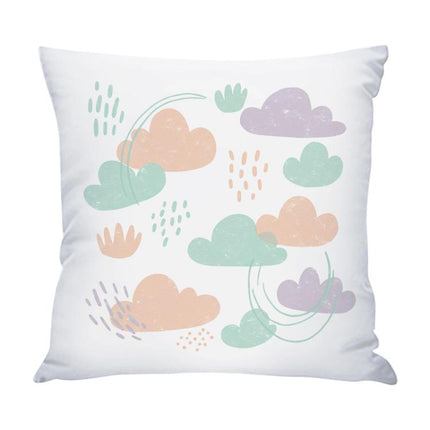 Clouds Printed Sofa Pillow Case No Core Print On Your Demand, 50x50cm, 60x60cm
