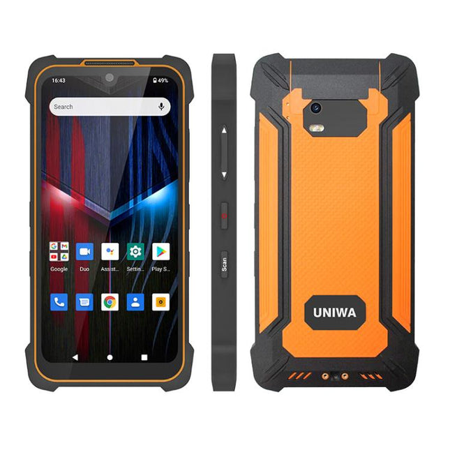 UNIWA P551 Handheld PDA Rugged Phone, 4GB+64GB, 5.5 inch Android 11 Mediatek MT6765 Helio P35 Octa Core, Network: 4G, EU Plug, US Plug, UK Plug, AU Plug