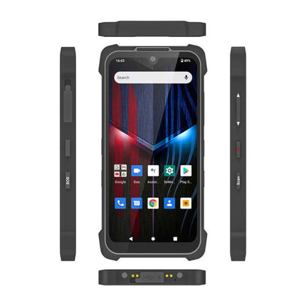 UNIWA P551 Handheld PDA Rugged Phone, 4GB+64GB, 5.5 inch Android 11 Mediatek MT6765 Helio P35 Octa Core, Network: 4G, EU Plug, US Plug, UK Plug, AU Plug
