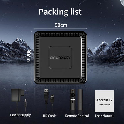 Q7 4K UHD Android 10 Smart TV Box with Remote Control, Allwinner H313 Quad-Core, 2GB+8GB, 2GB+16GB