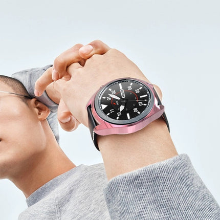 Electroplating Hollow Half-pack TPU Protective Case, For Samsung Galaxy Watch 3 41mm, For Samsung Galaxy Watch 3 45mm