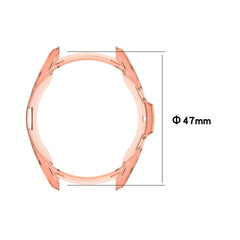 Electroplating Hollow Half-pack TPU Protective Case, For Samsung Galaxy Watch 3 41mm, For Samsung Galaxy Watch 3 45mm