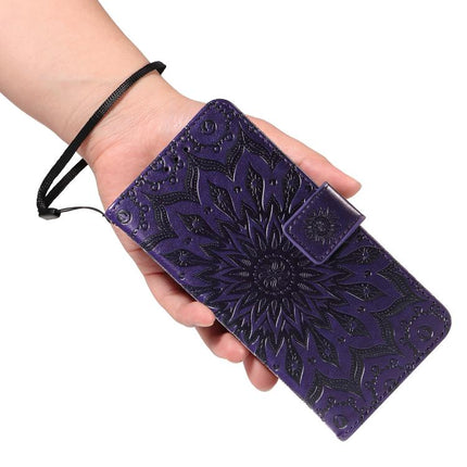 Embossed Sunflower Pattern Flip Leather Phone Case, For vivo Y05 4G / vivo Y21 5G 2026, For vivo V70 FE 5G, For vivo V70 5G Global / V70 Elite 5G