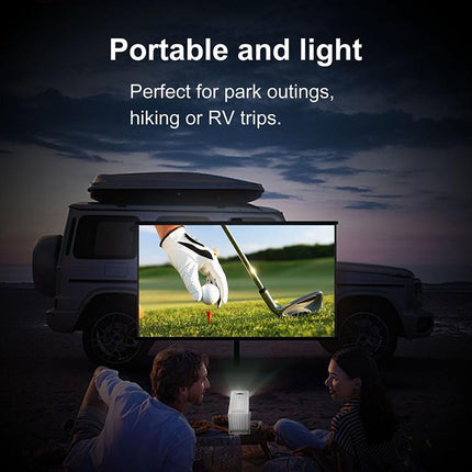 N6 1280x720P 70ANSI Android 11.0 Smart Mini Projector, US Plug, UK Plug, AU Plug, EU Plug