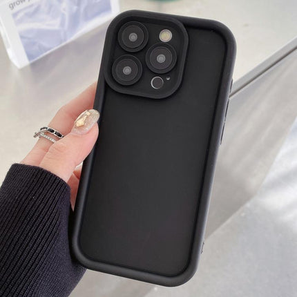 Shockproof Frame Frosted Precise Hole TPU Phone Case, For iPhone 16 Pro, For iPhone 16 Plus, For iPhone 16
