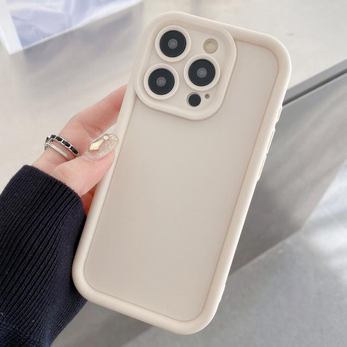 Shockproof Frame Frosted Precise Hole TPU Phone Case, For iPhone 14 Pro, For iPhone 14 Pro Max, For iPhone SE 2022 / 2020 / 8 / 7