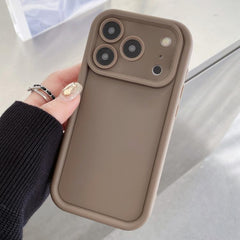 Shockproof Frame Frosted Precise Hole TPU Phone Case