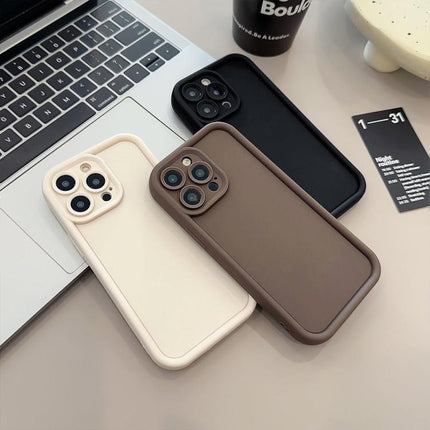 Shockproof Frame Frosted Precise Hole TPU Phone Case, For iPhone 8 Plus / 7 Plus