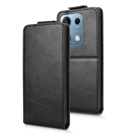 Magnetic Vertical Flip Leather Phone Case with Buckle, For Redmi Note 14S / Note 13 Pro 4G, For Redmi Turbo 4 Pro 5G