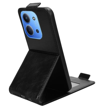 Magnetic Vertical Flip Leather Phone Case with Buckle, For Redmi 15C 5G / 4G Global 171mm / Poco C85 4G, For Xiaomi 15T Pro 5G, For Xiaomi 15T 5G, For Redmi K80 Ultra, For Redmi A5 4G 173.3mm, For Xiaomi Poco C71 / Redmi A5 4G 171.7mm